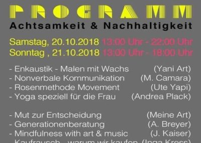 Programm Go Free Art Festival 20. und 21. Oktober Nürnberg U2 Nordostbahnhof